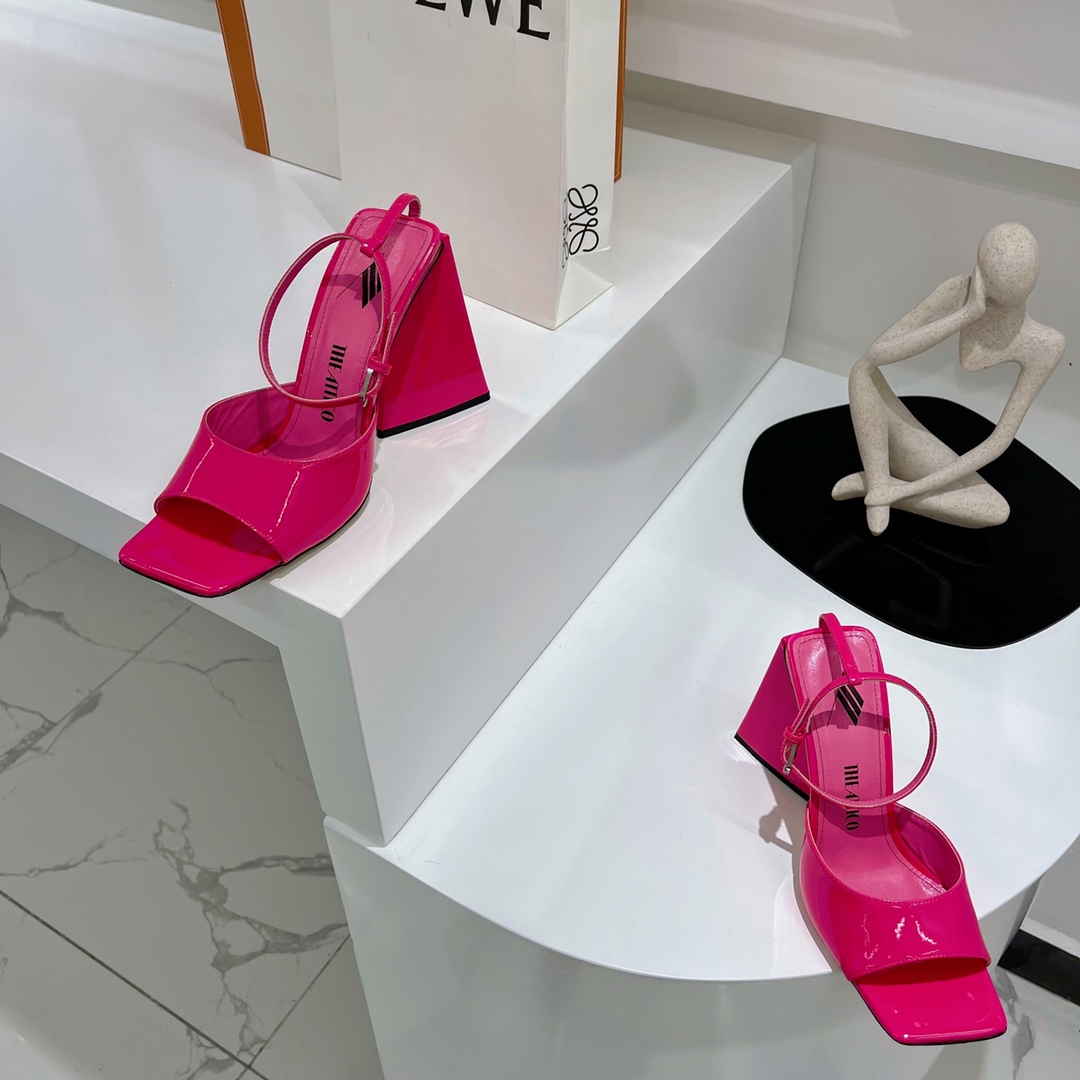 The Attico ''Piper'' Fuchsia Sandal - DopestKickz