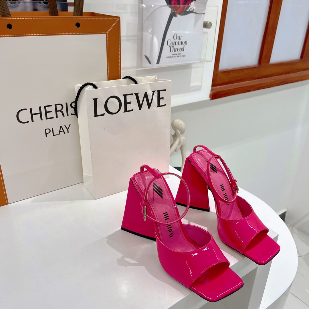 The Attico ''Piper'' Fuchsia Sandal - DopestKickz