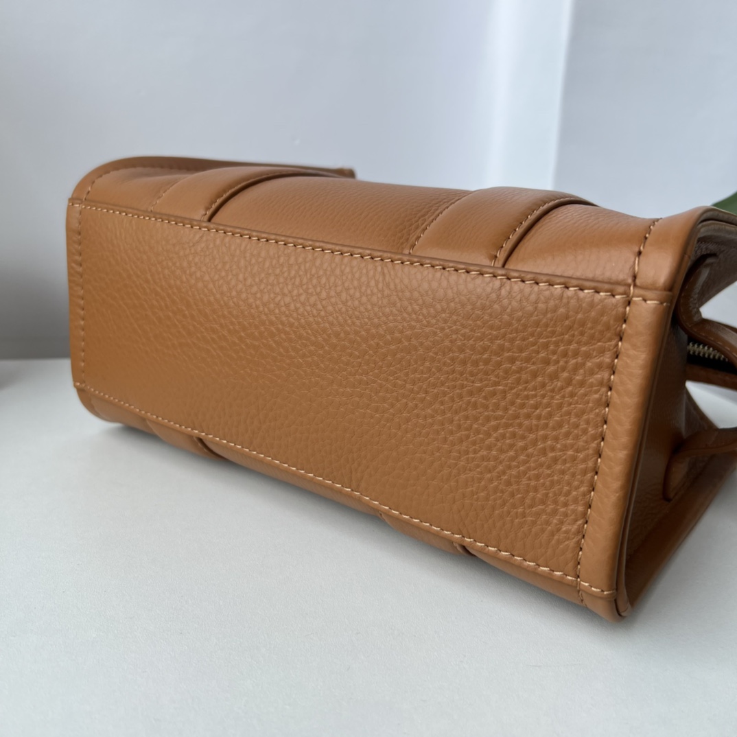 Marc Jacobs The Leather Small Tote Bag(33-27-15cm) - DopestKickz