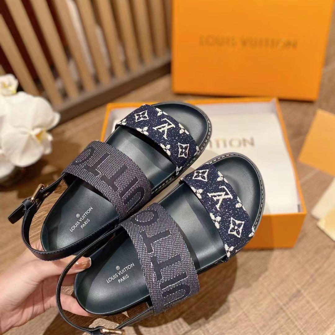 Louis Vuitton Paseo Flat Comfort Sandal      1A9RMV - DopestKickz
