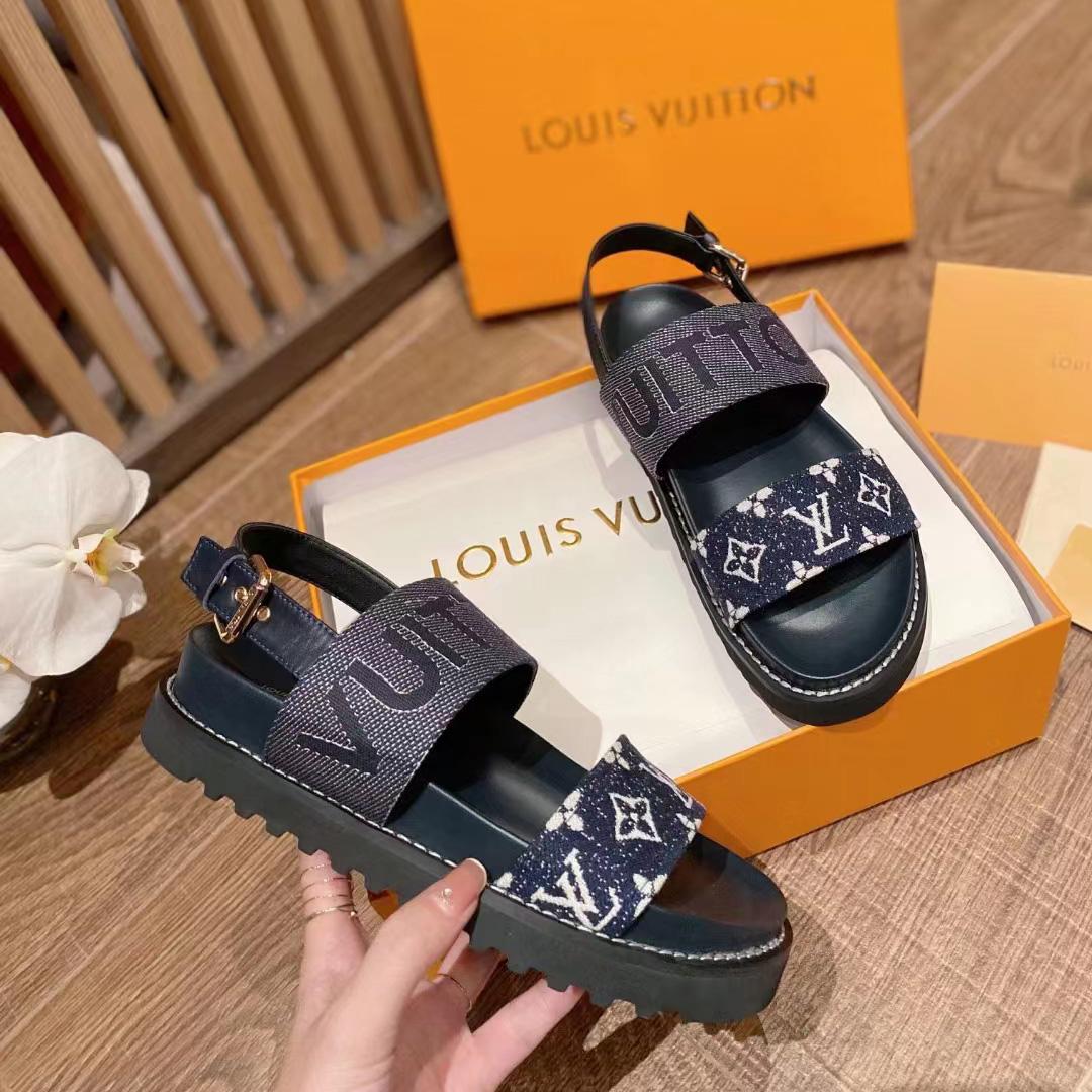 Louis Vuitton Paseo Flat Comfort Sandal      1A9RMV - DopestKickz