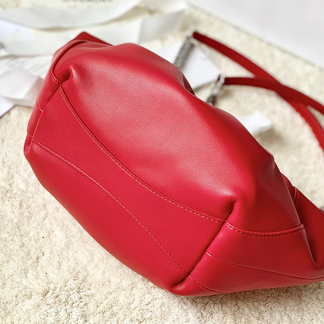 Givenchy Small Kenny Bag In Smooth Leather - Red(32-22-17cm) - DopestKickz