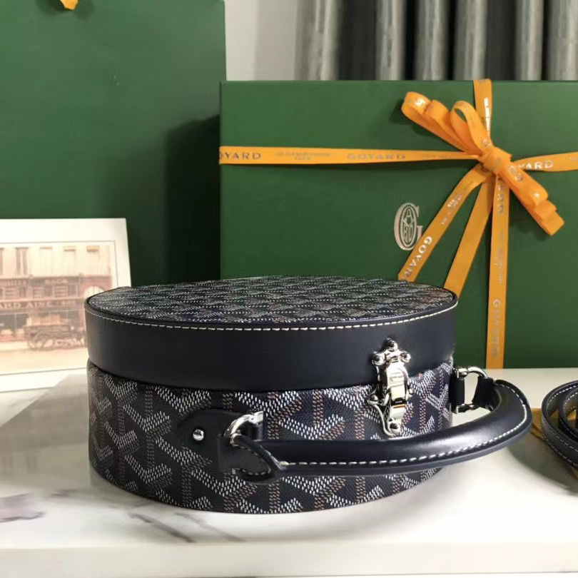 Goyard The Alto Hatbox Trunk Bag(18-16.5-7cm) - DopestKickz