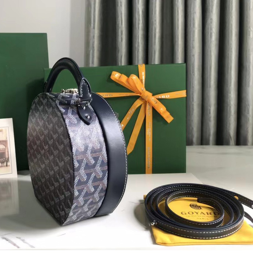Goyard The Alto Hatbox Trunk Bag(18-16.5-7cm) - DopestKickz