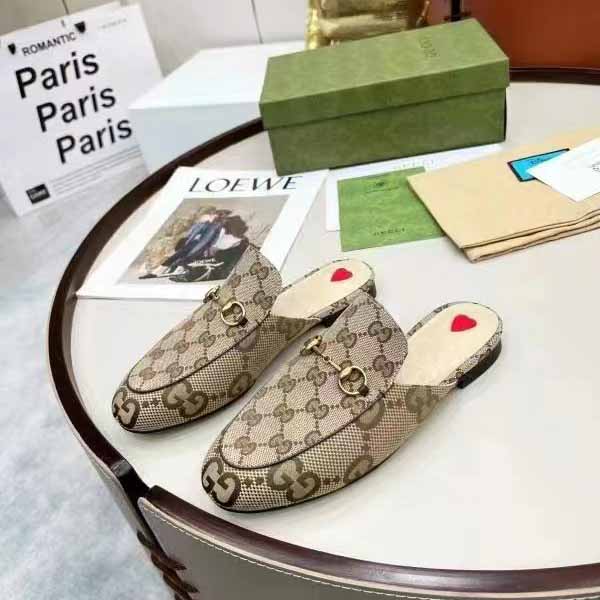 Gucci Women's Jumbo GG Princetown Slipper - DopestKickz