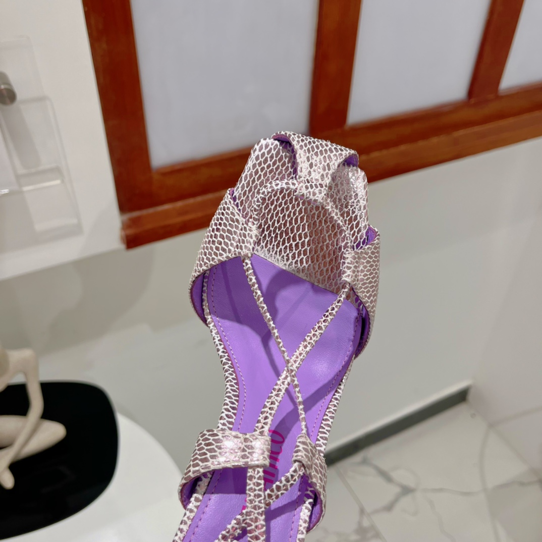 The Attico ''Adele'' Pastel Pink Sandal - DopestKickz
