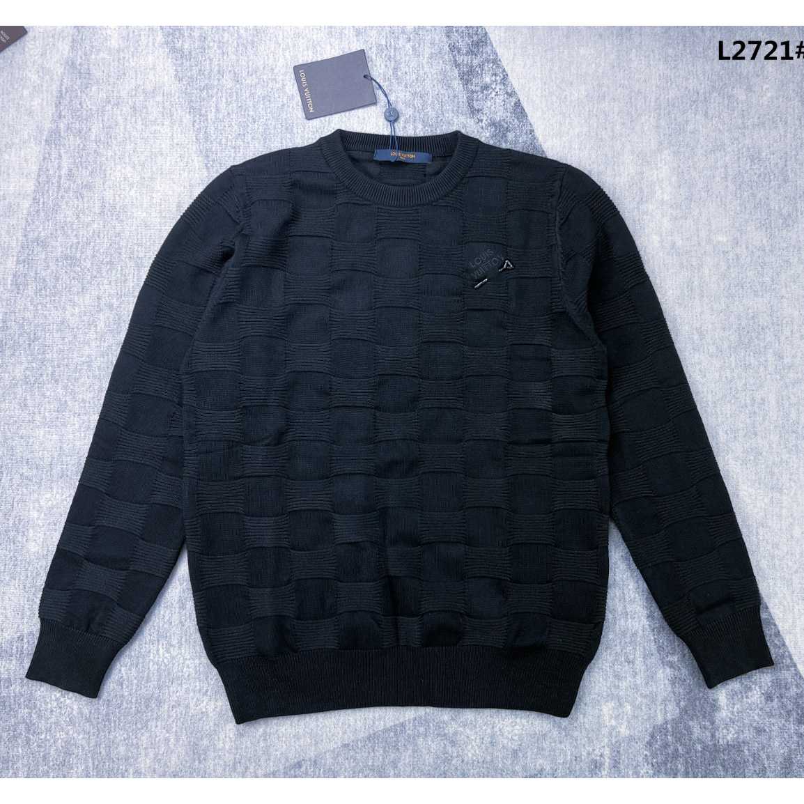Louis Vuitton Damier Stitch Crewneck      1AA4MC - DopestKickz