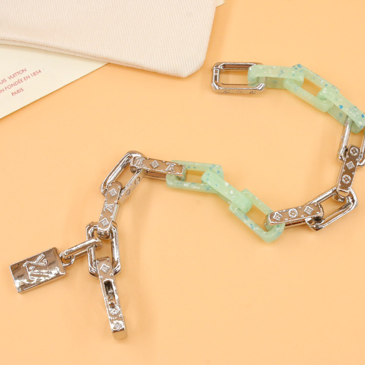 Louis Vuitton Monogram Chain Bracelet     M00733 - DopestKickz