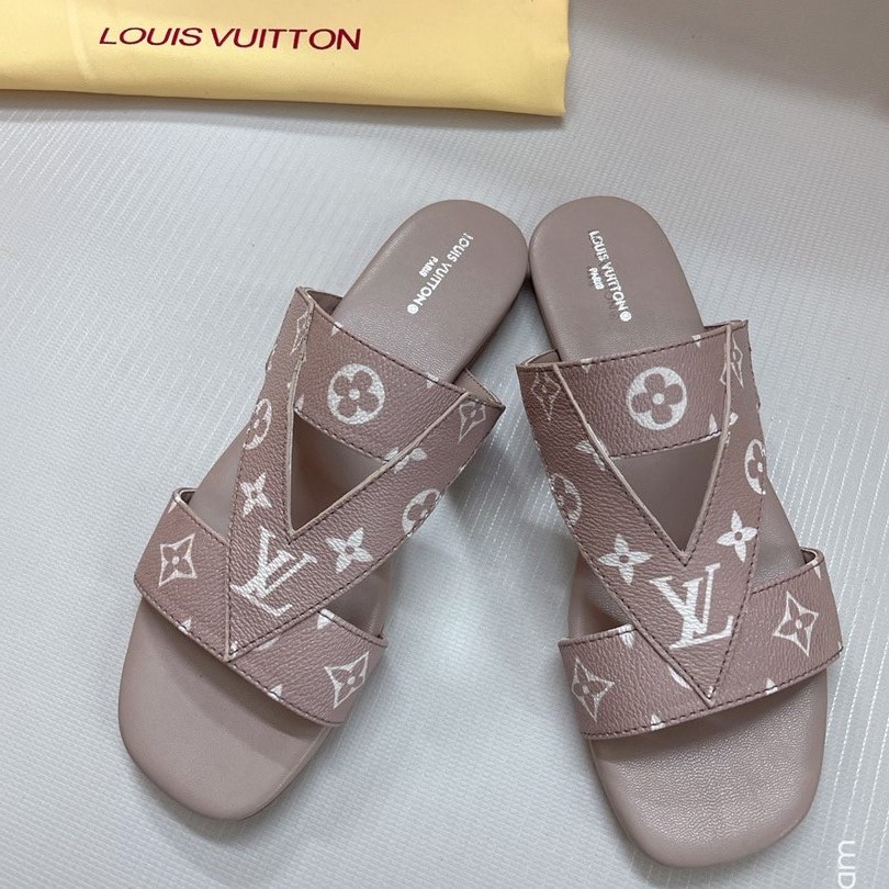 Louis Vuitton Monogram Sandal      - DopestKickz