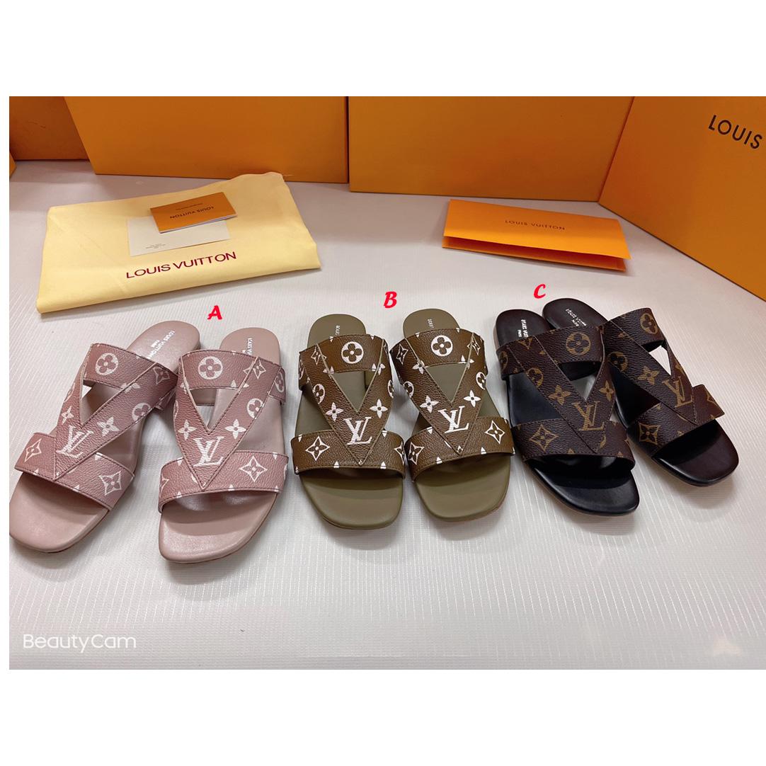 Louis Vuitton Monogram Sandal      - DopestKickz