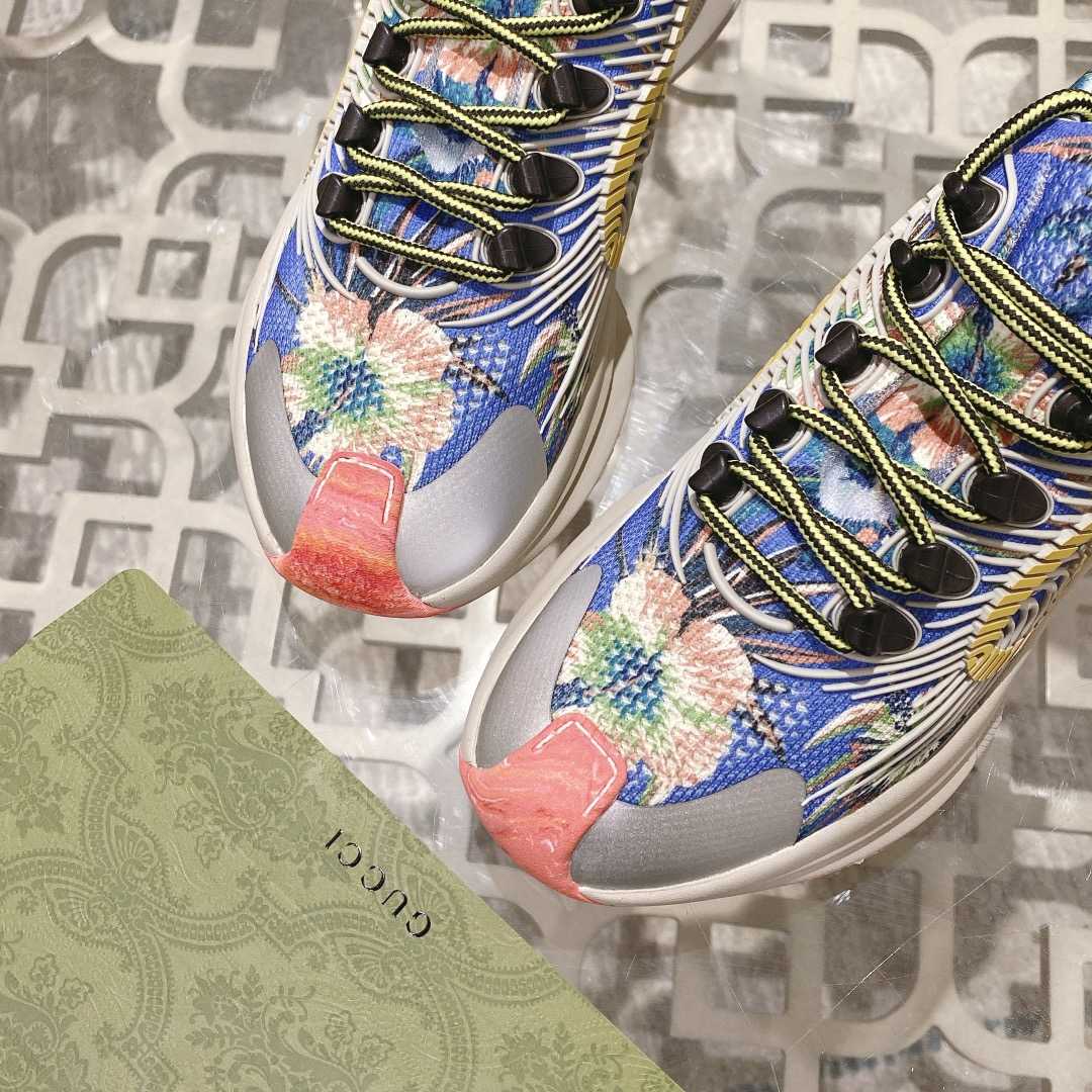 Gucci Run Floral Sneaker(Upon UK size) - DopestKickz