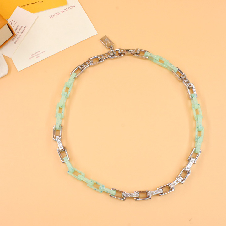 Louis Vuitton Monogram Chain Necklace  M00732 - DopestKickz