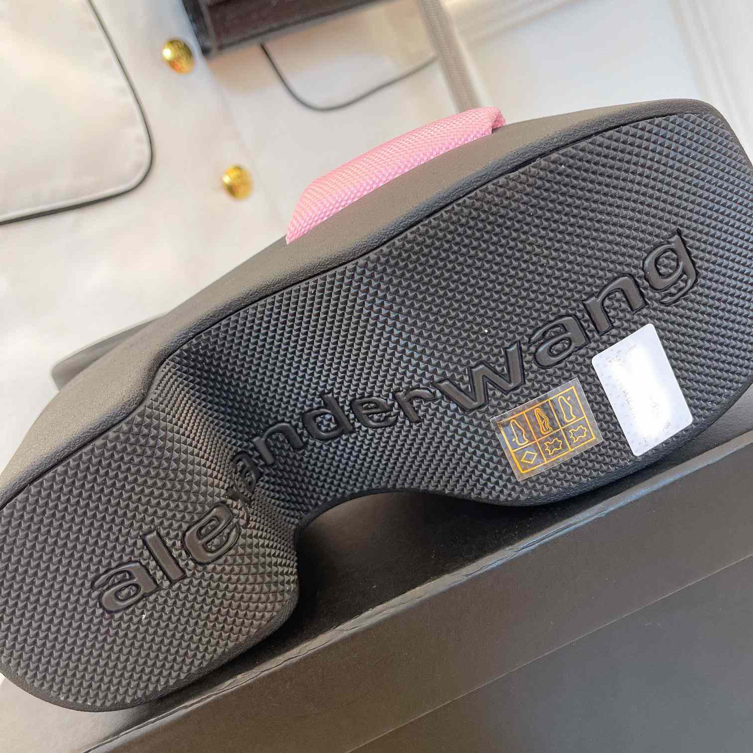 Alexander Wang Aw Platform Slide In Nylon - DopestKickz