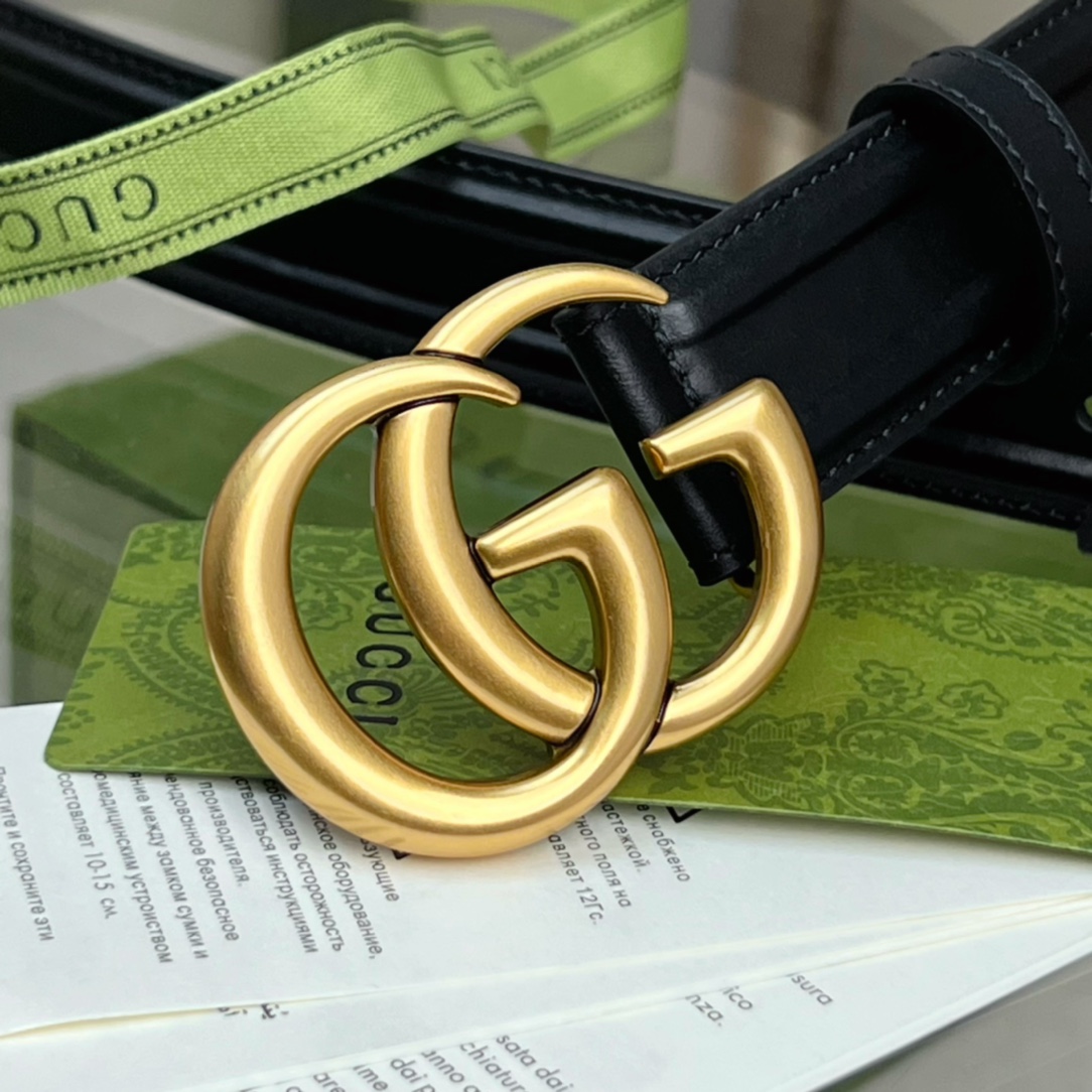 Gucci Belt With GG Buckle - DopestKickz