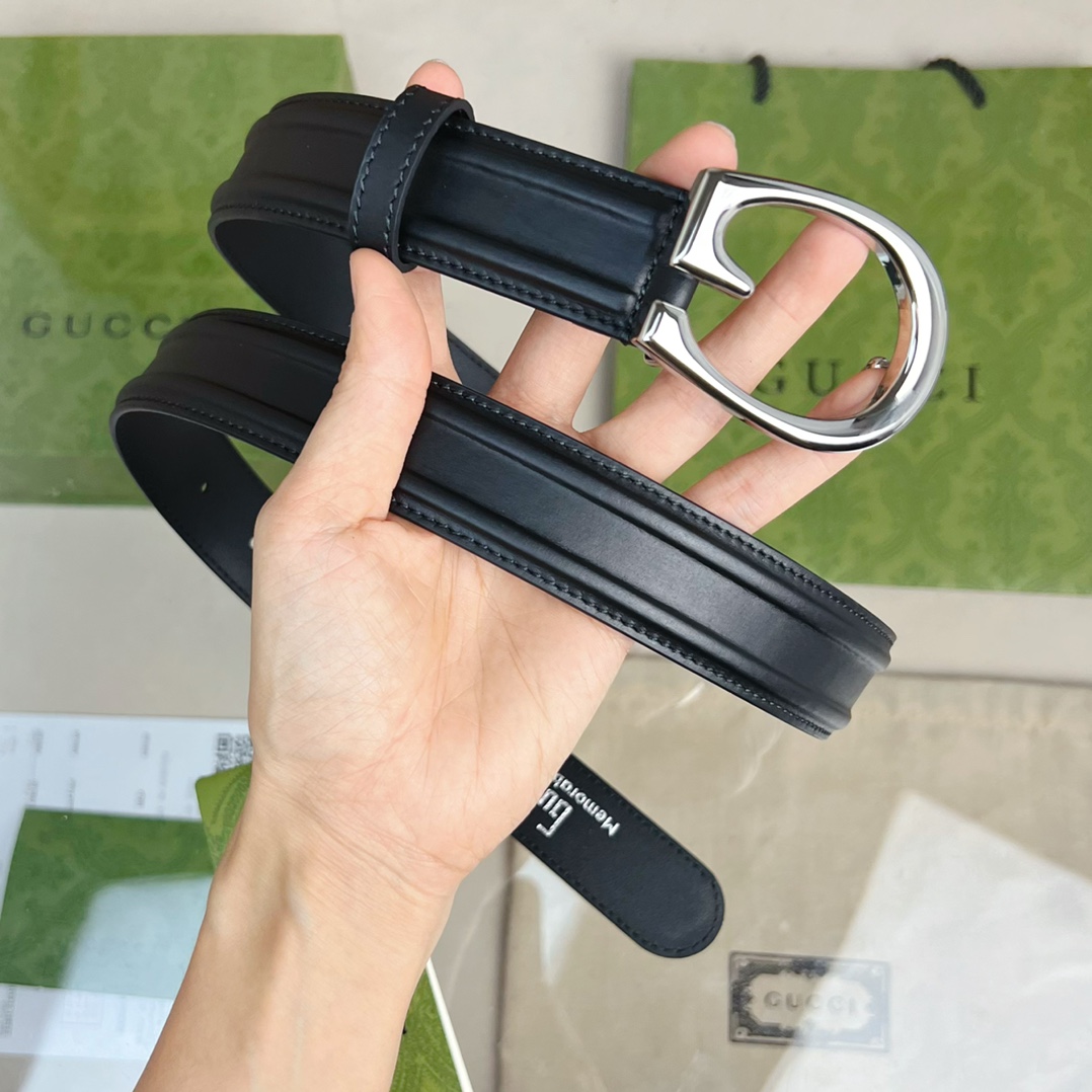 Gucci Belt With G Buckle - DopestKickz