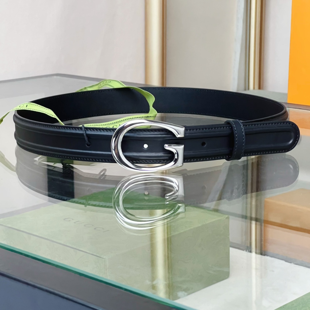 Gucci Belt With G Buckle - DopestKickz