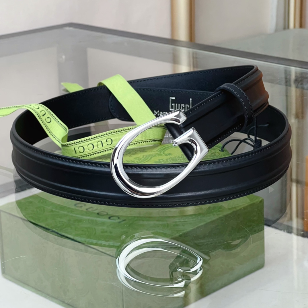 Gucci Belt With G Buckle - DopestKickz