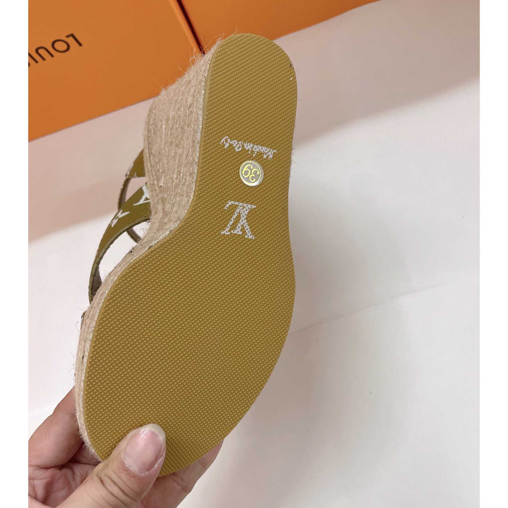 Louis Vuitton Starboard Wedge Sandal      1AA1G3 - DopestKickz