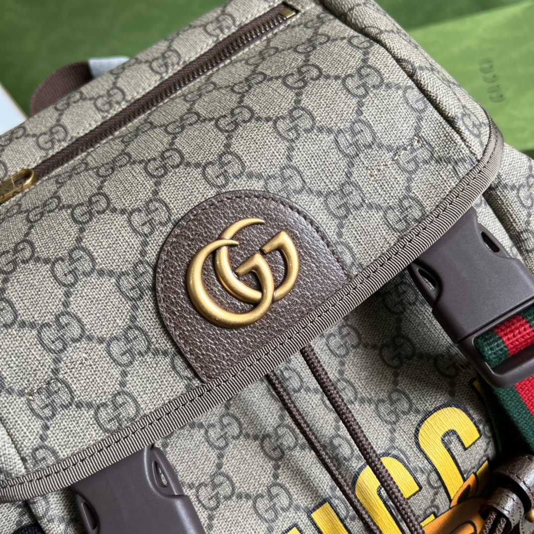 Gucci Cat Print Skateboard Backpack(34-42-16cm) - DopestKickz