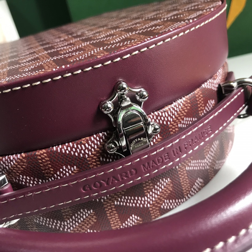 Goyard The Alto Hatbox Trunk Bag(18-16.5-7cm) - DopestKickz