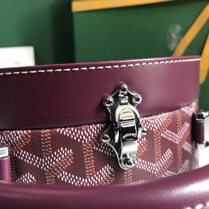 Goyard The Alto Hatbox Trunk Bag(18-16.5-7cm) - DopestKickz