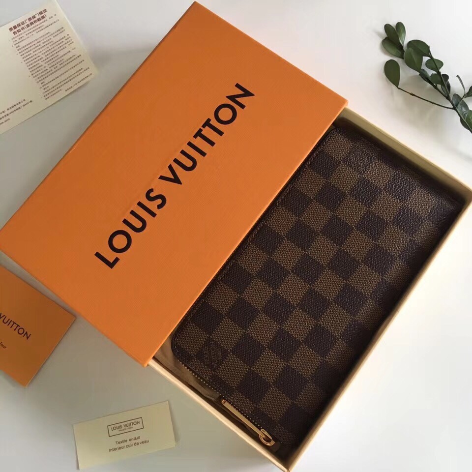 Louis Vuitton Zippy Wallet Vertical (19-10-1cm)     N60015 - DopestKickz