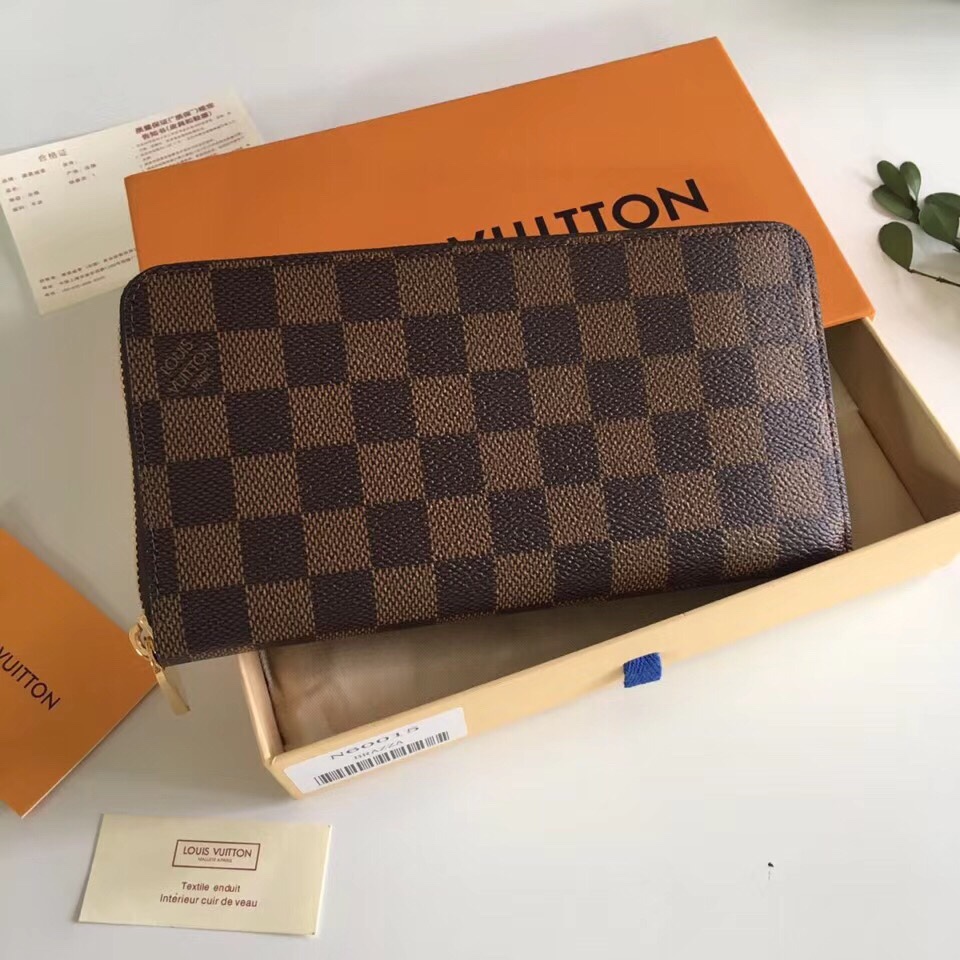 Louis Vuitton Zippy Wallet Vertical (19-10-1cm)     N60015 - DopestKickz