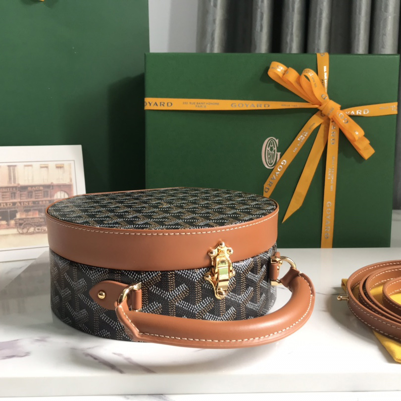 Goyard The Alto Hatbox Trunk Bag(18-16.5-7cm) - DopestKickz