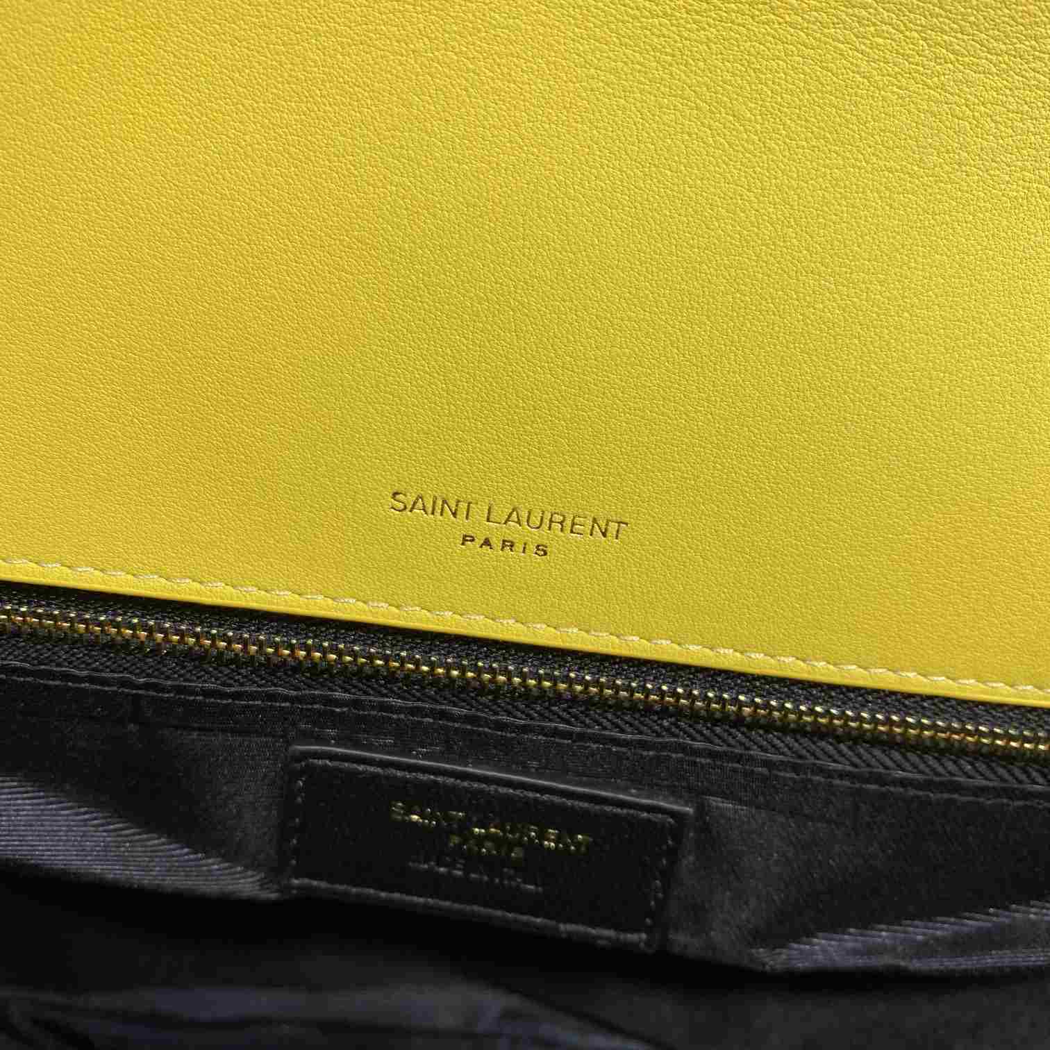Saint Laurent Niki Medium Chain Bag In Raffia And Leather(28-22-9cm) - DopestKickz