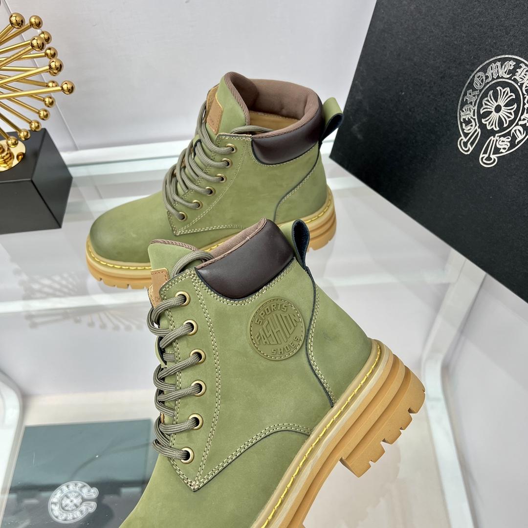 Timberland x Chrome Heart Classic Leather Boots - DopestKickz