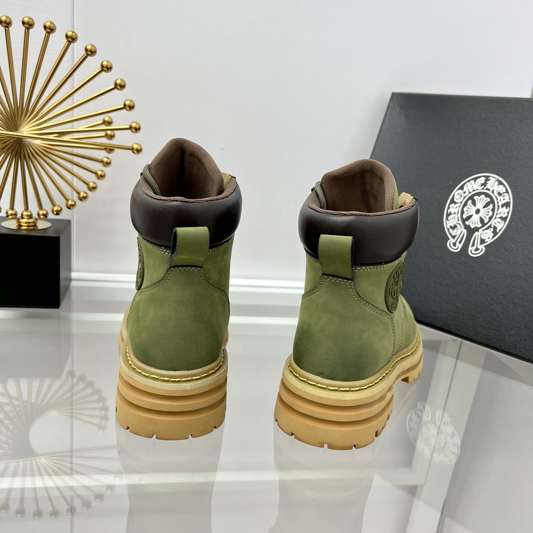 Timberland x Chrome Heart Classic Leather Boots - DopestKickz