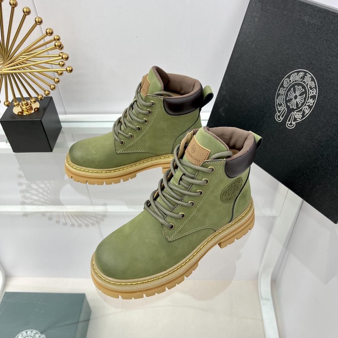 Timberland x Chrome Heart Classic Leather Boots - DopestKickz