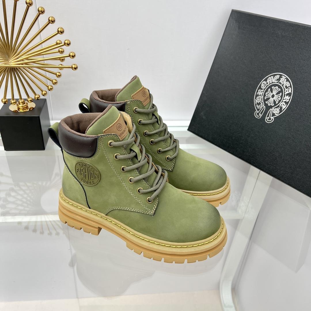 Timberland x Chrome Heart Classic Leather Boots - DopestKickz