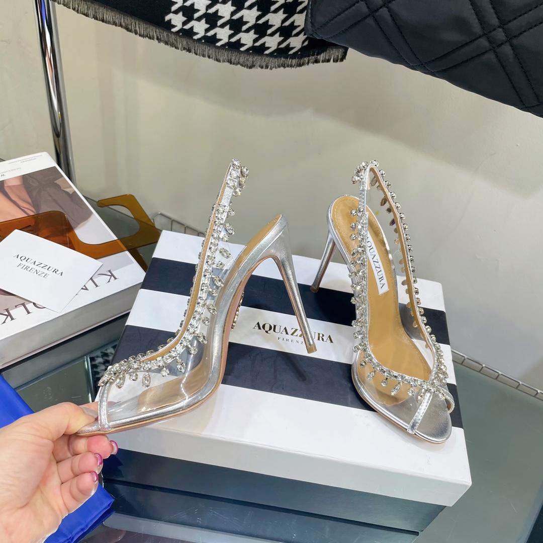 Aquazzura Temptation Crystal Sandal 105 - DopestKickz