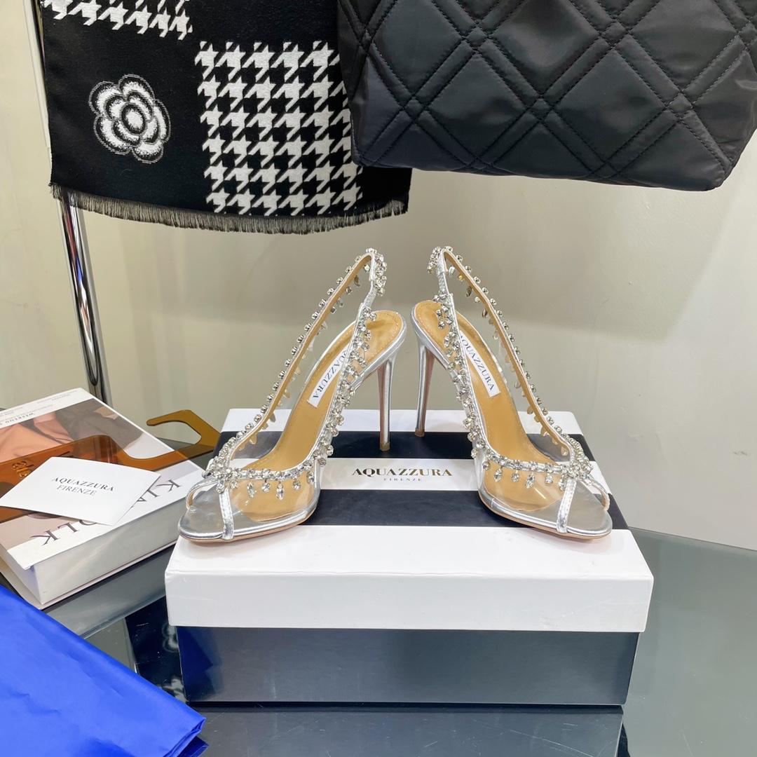 Aquazzura Temptation Crystal Sandal 105 - DopestKickz