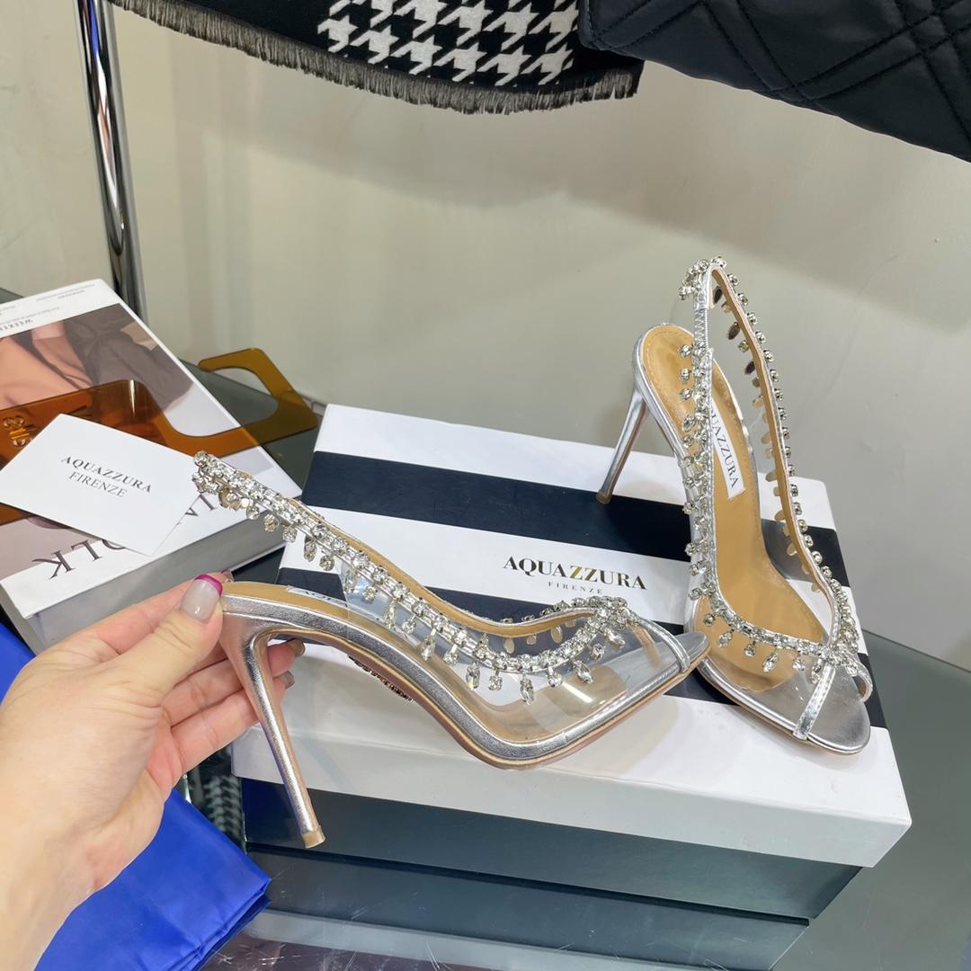 Aquazzura Temptation Crystal Sandal 105 - DopestKickz