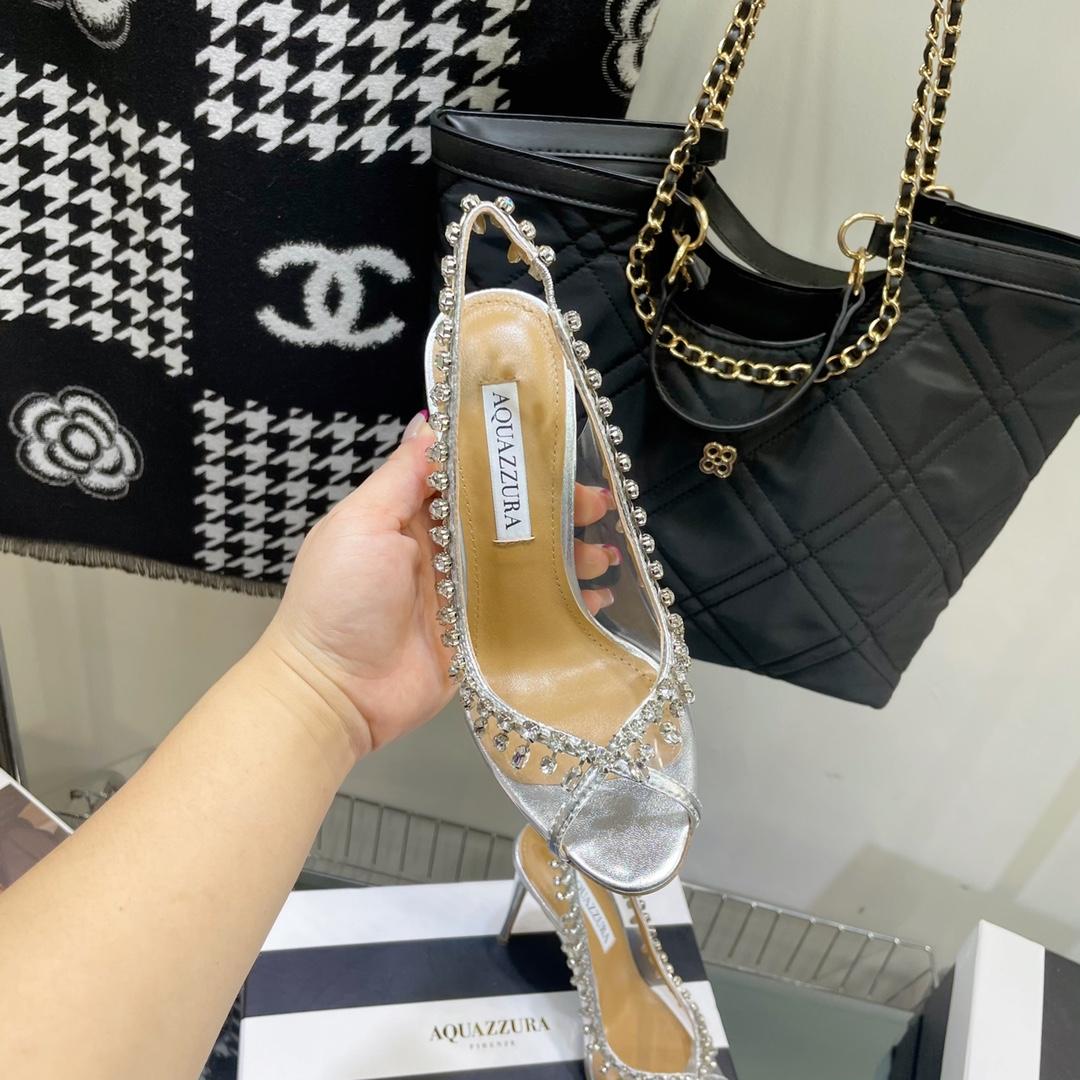 Aquazzura Temptation Crystal Sandal 105 - DopestKickz