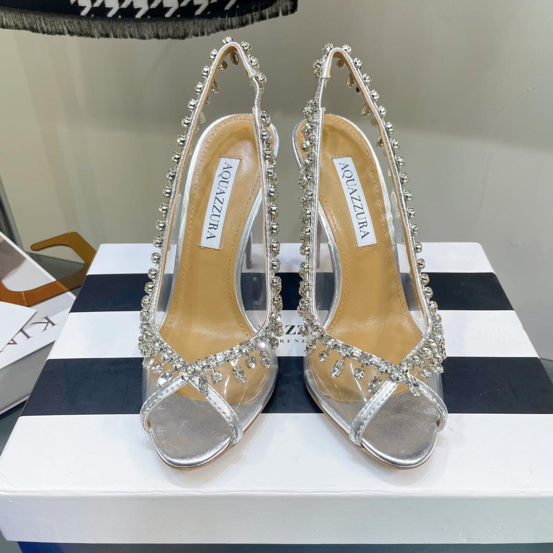 Aquazzura Temptation Crystal Sandal 105 - DopestKickz