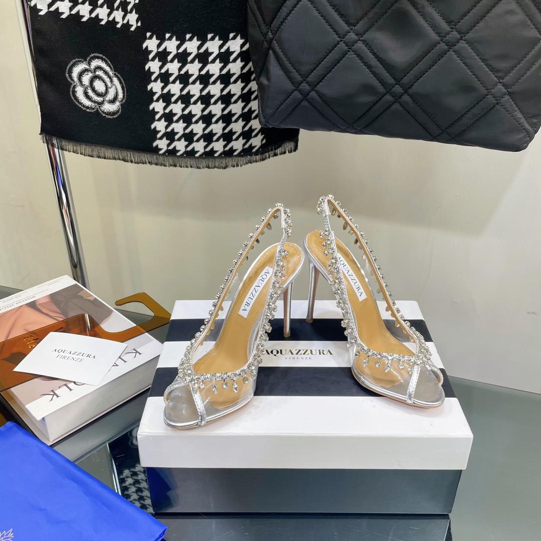 Aquazzura Temptation Crystal Sandal 105 - DopestKickz