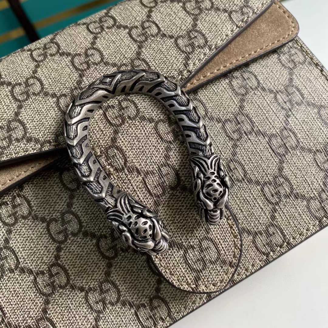 Gucci Dionysus GG Supreme Mini Bag(20-15.5-5cm) - DopestKickz