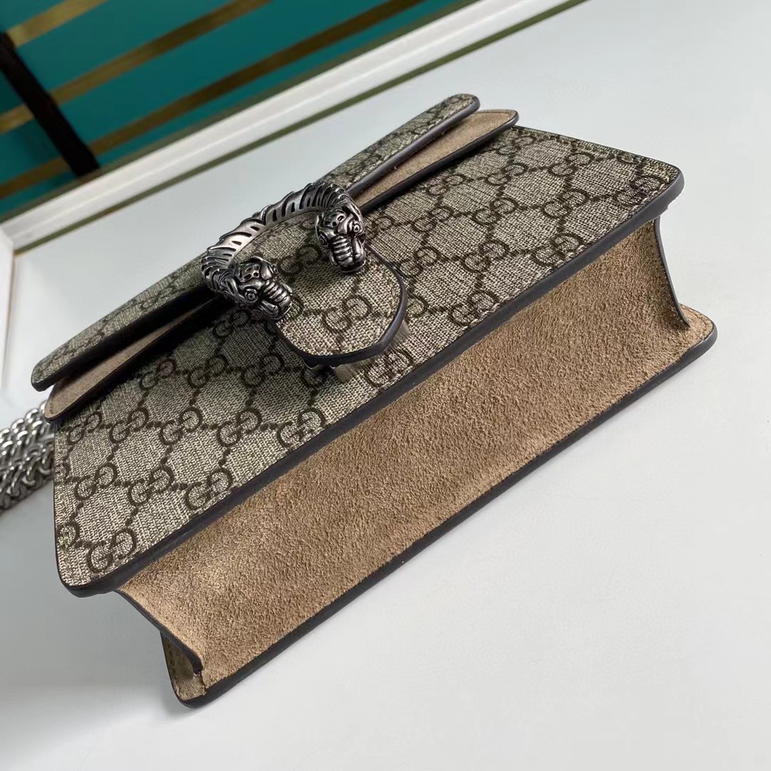 Gucci Dionysus GG Supreme Mini Bag(20-15.5-5cm) - DopestKickz