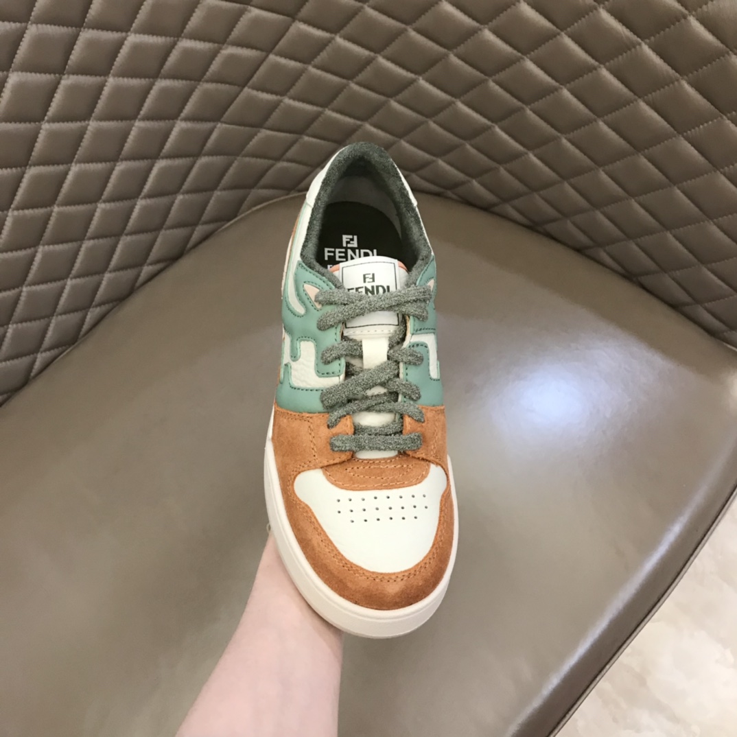 Fendi Amaranth Suede Low-Tops Sneakers  - DopestKickz