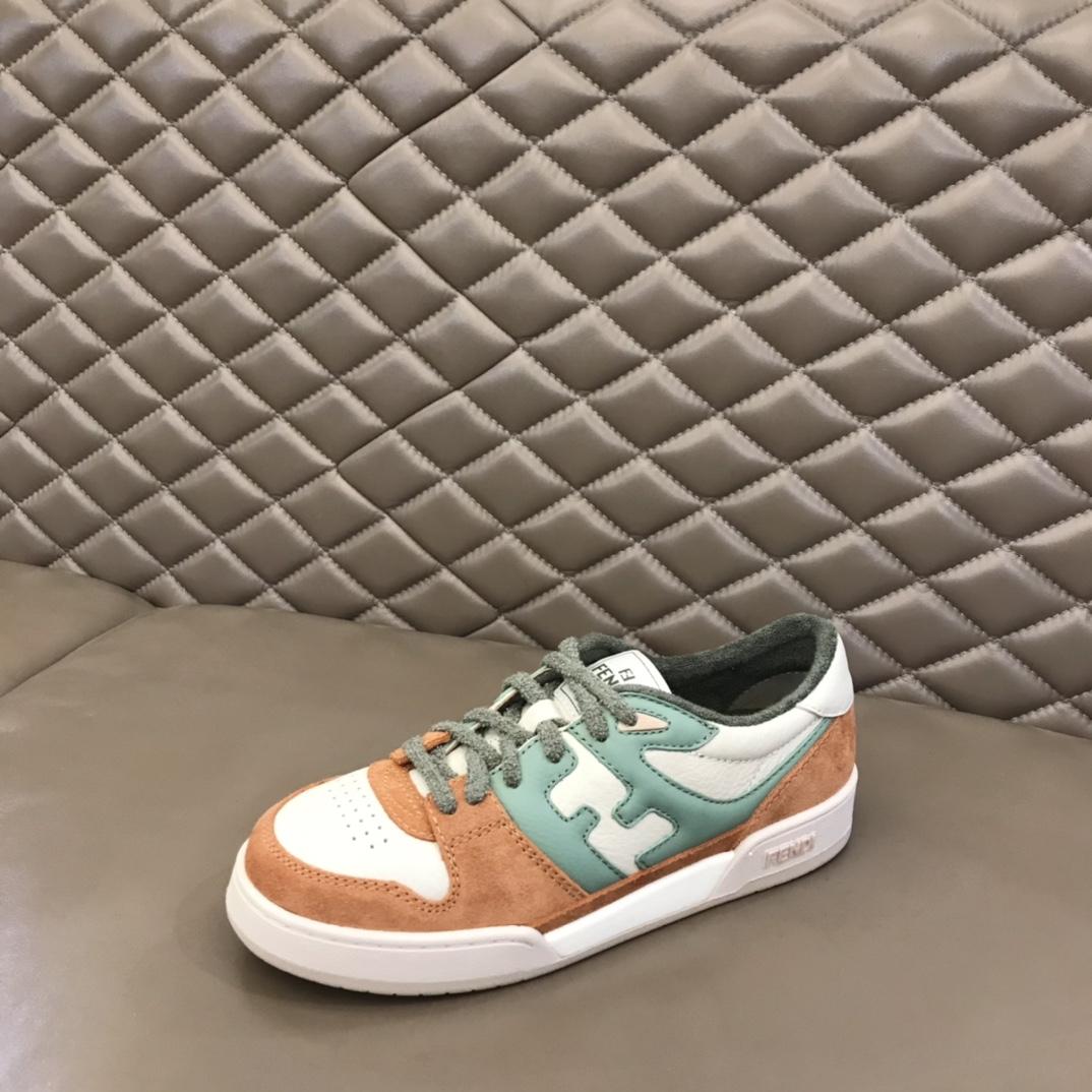 Fendi Amaranth Suede Low-Tops Sneakers  - DopestKickz