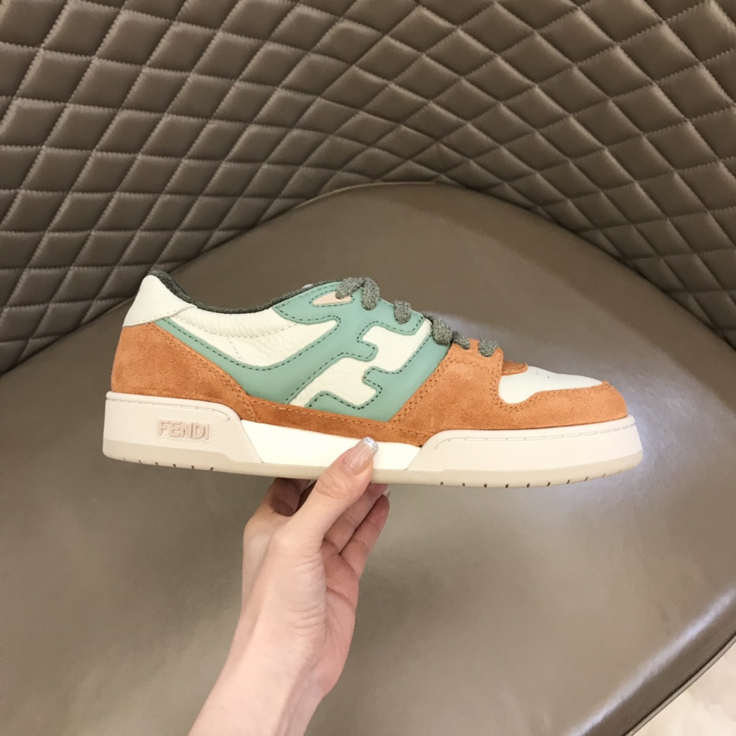 Fendi Amaranth Suede Low-Tops Sneakers  - DopestKickz