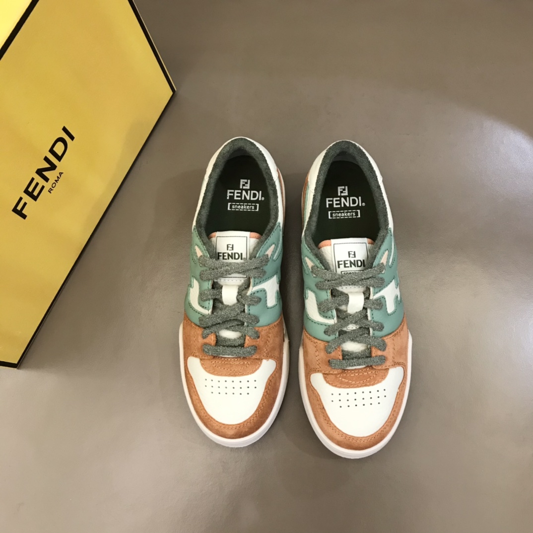 Fendi Amaranth Suede Low-Tops Sneakers  - DopestKickz