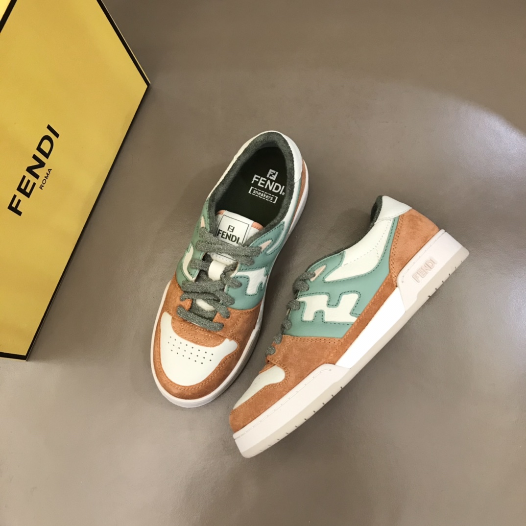 Fendi Amaranth Suede Low-Tops Sneakers  - DopestKickz