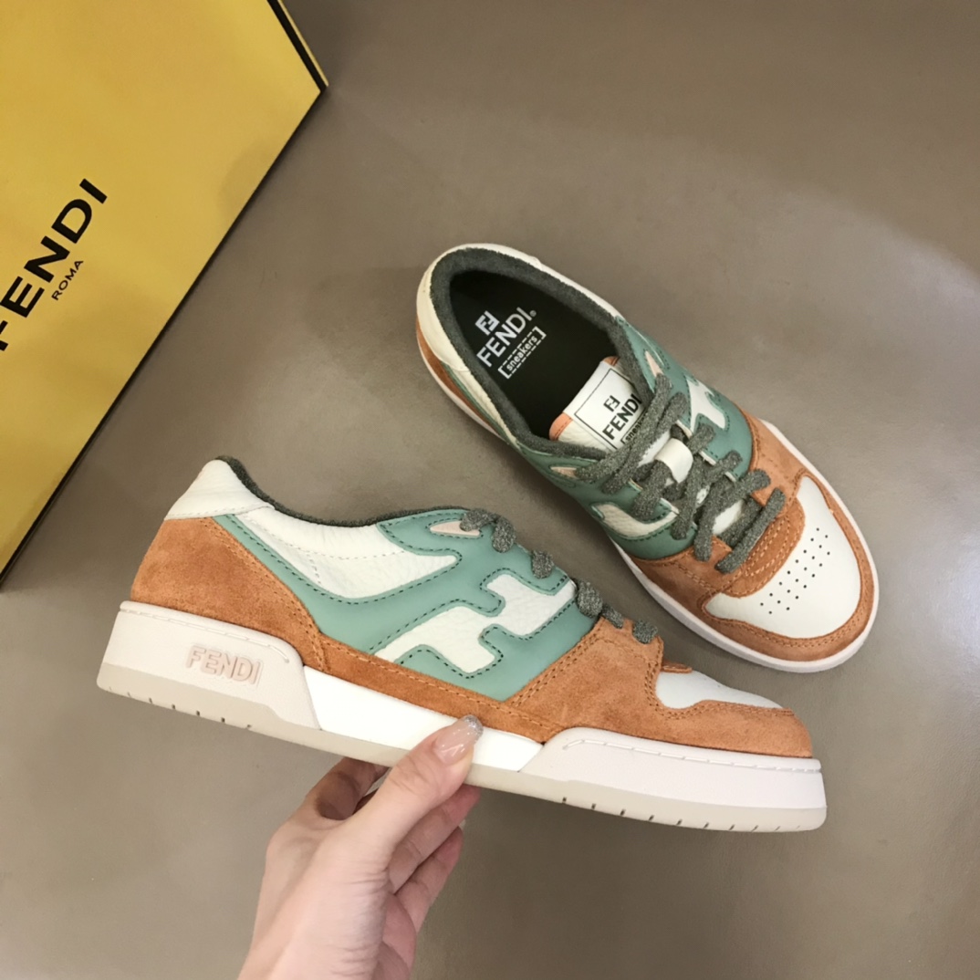 Fendi Amaranth Suede Low-Tops Sneakers  - DopestKickz