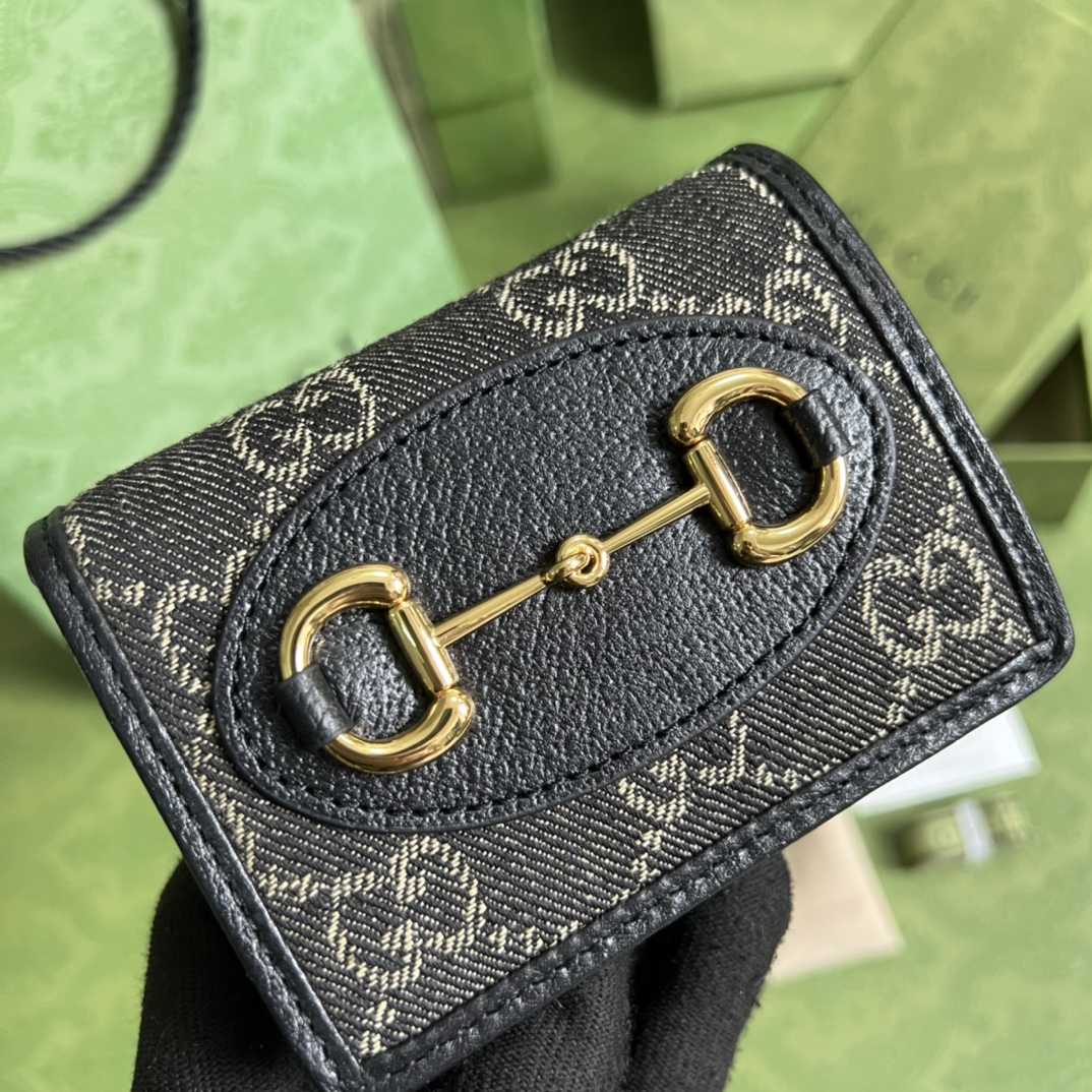 Gucci Horsebit 1955 Card Case Wallet(11-8.5-3cm)   621887 - DopestKickz