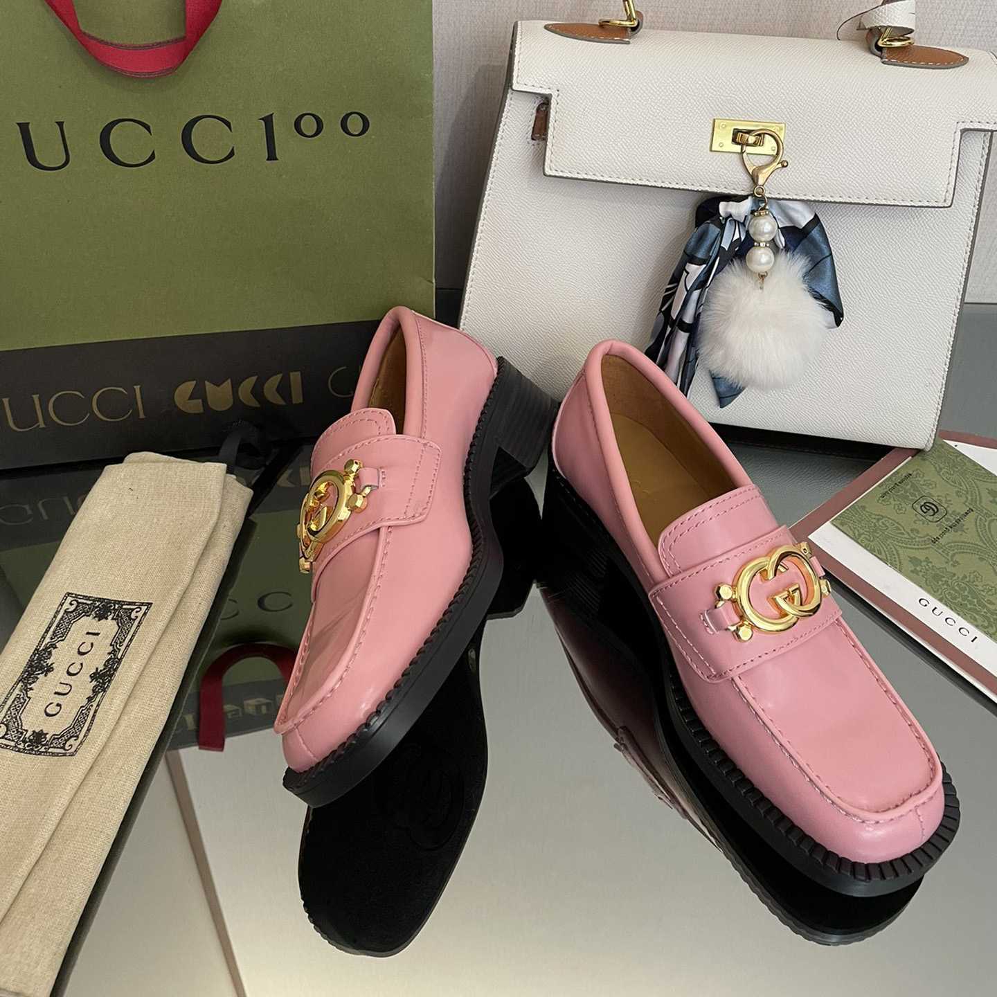 Gucci Women's Loafer With Interlocking G - DopestKickz
