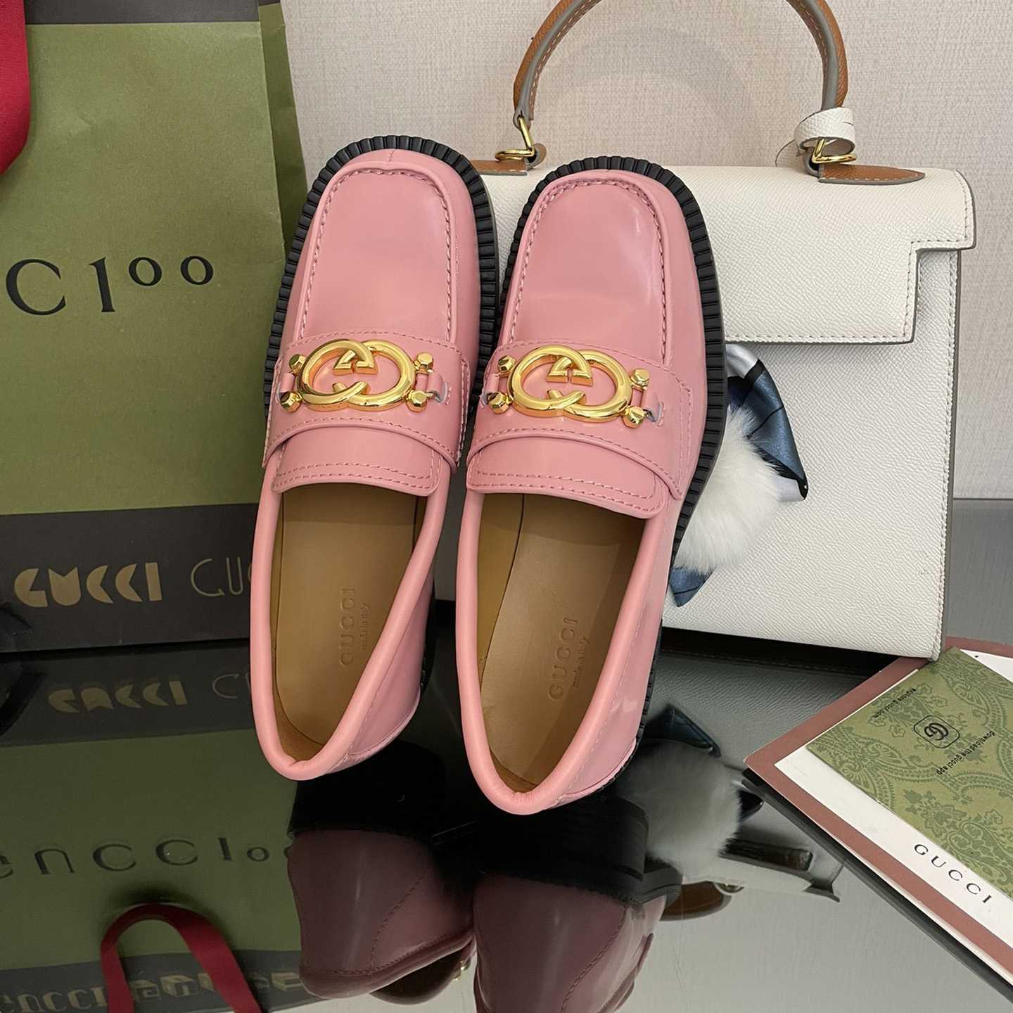 Gucci Women's Loafer With Interlocking G - DopestKickz